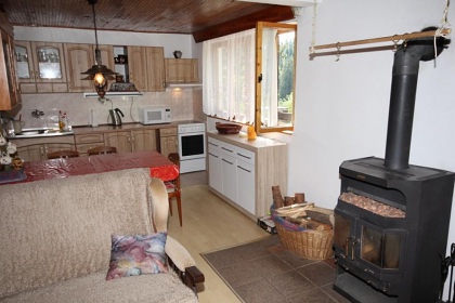 Chata s baz�nem - p�ehrada Orl�k - Bechyn�