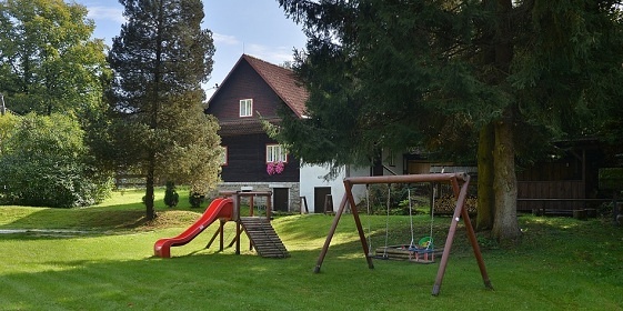 Roubenka Valašsko se saunou - přehrada Karolinka