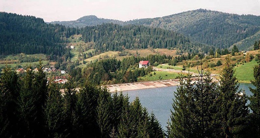 Roubenka Valašsko se saunou - přehrada Karolinka