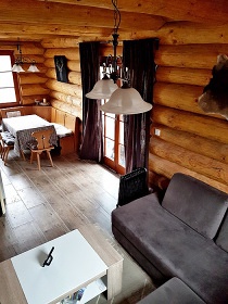 Srub u �eky Oh�e - hrad Loket - Karlovy Vary