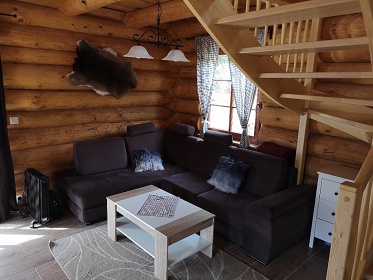 Srub u �eky Oh�e - hrad Loket - Karlovy Vary