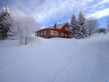 Roubenka Krkono�e - se saunou - �ern� Voda
