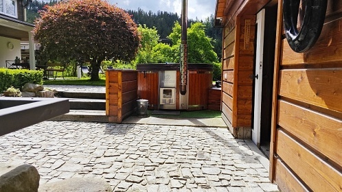 Chata SPA sauna a koupací sud - Pustevny - Bečva