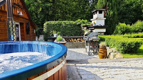 Chata SPA sauna a koupací sud - Pustevny - Bečva