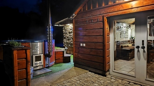 Chata SPA sauna a koupací sud - Pustevny - Bečva
