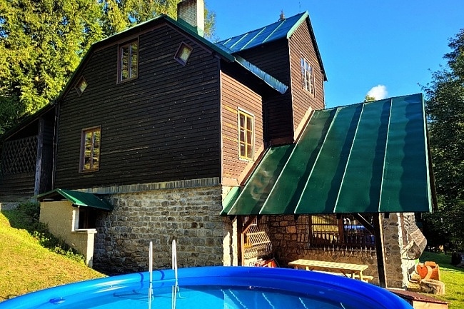 Horská chata Kouty - bazén - sauna - Rejhotice
