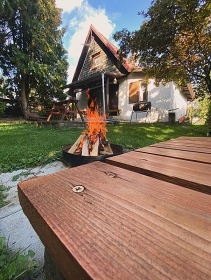 Chata s baznem - esk rj - Jinolice - Prachov