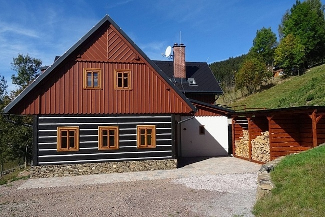 Stylová chalupa Prostřední Výsluní - Růžová hora