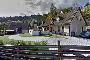 Penzion u hradu Karltejn - CHKO esk kras