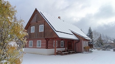 Roubenka se saunou a baznem - Orlick hory