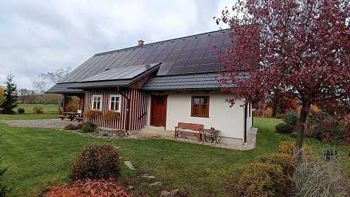 Roubenka se saunou a baznem - Orlick hory