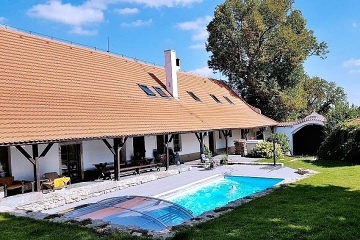 Chalupa s baznem jin echy - Orlk - Psek