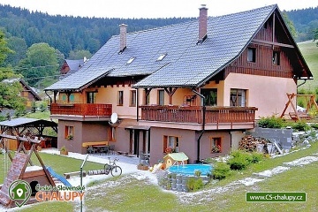 Jesenick� chalupa s baz�nem - �er�k-Keprn�k