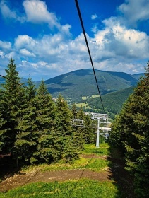 Chalupa Dlouh Strn - ervenohorsk sedlo