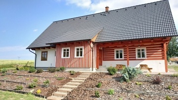 Roubenka se saunou - Orlické hory - Ohnišov